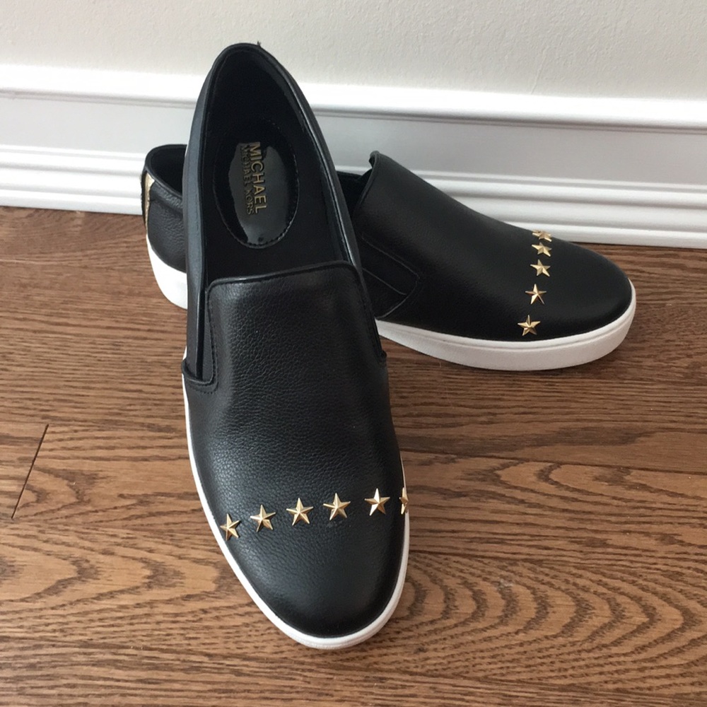 LAST PAIR! Michael Kors leather sneakers - Picture 2 of 8